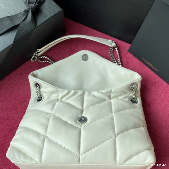 Repzbay REP YSL LAMBSKIN QUILTED PUFFER SMALL BAG IN 0724